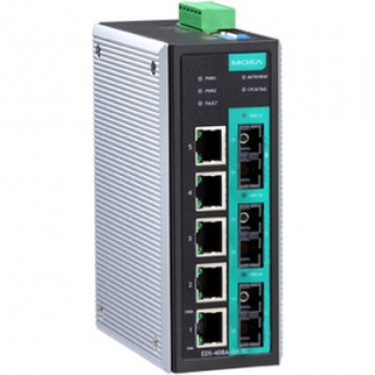Коммутатор MOXA EDS-408A-3S-SC-T