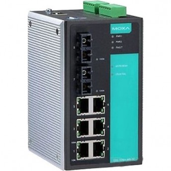 Коммутатор MOXA EDS-508A-SS-SC-80-T